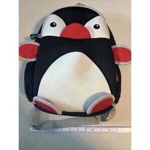 Cute Penguin Neoprene Backpack for Toddlers Kids Preschool Waterproof School Bag